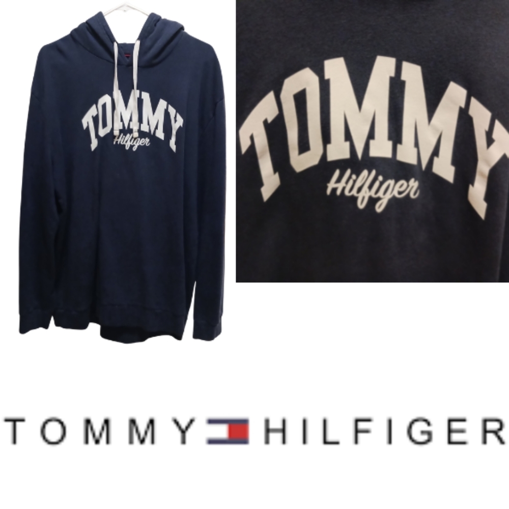 Men's Dark Blue Tommy Hilfiger hoodie XXL